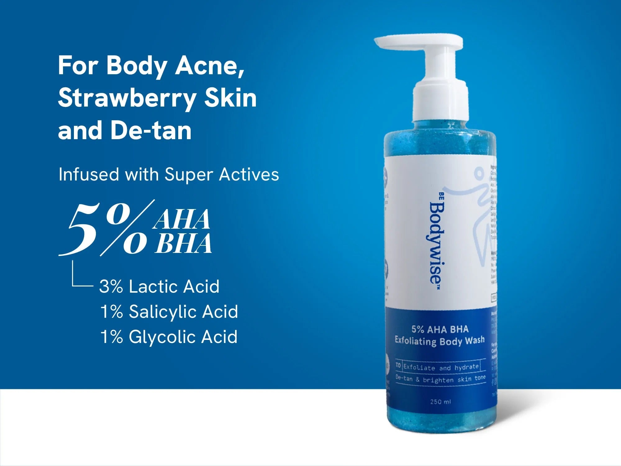 5% AHA BHA Exfoliating Body Wash - 250 mL